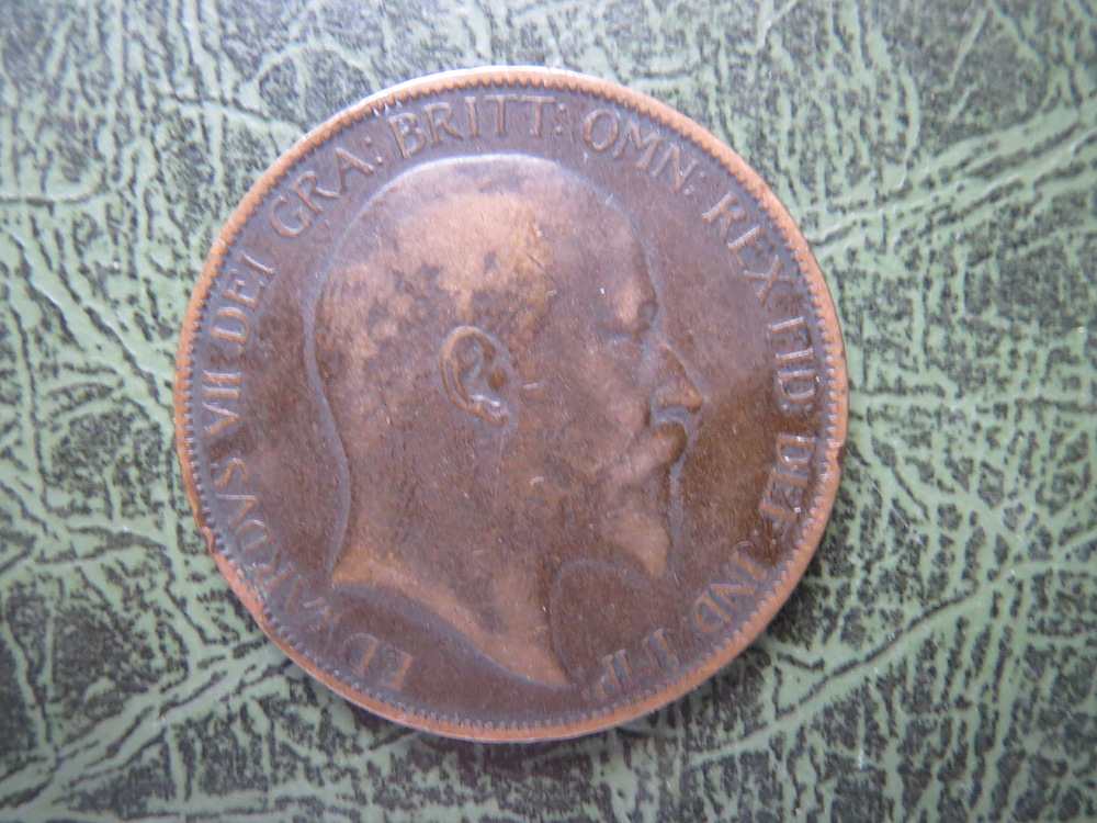England, 1 penny, bronze, King Edward VII, 1903 (C-GBR-01)