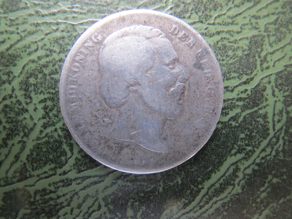 Netherlands, 50 cents, silver, King Willem III, 1868 (C-NLD-50-01)